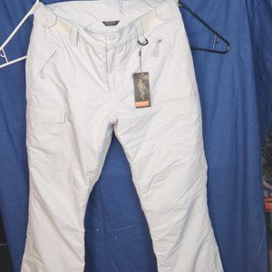 Winter White Outdoor Cargo Hiking Pants Size 32 L